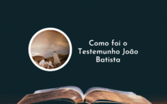 João 1:19-34| Como foi o Testemunho João Batista| Devocional da Fé